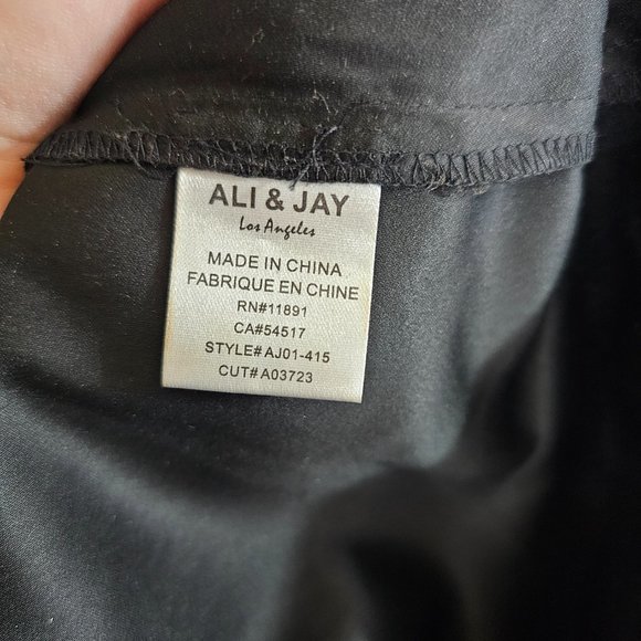 ALI&JAY Striped Drape One Sleeve Mini Dress~Size S - Picture 10 of 11